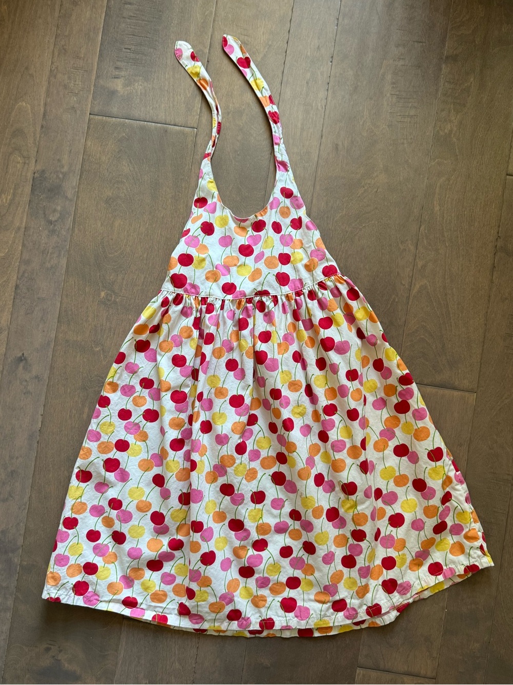 Gymboree Girls’ Cherry Print Cotton Halter Dress
